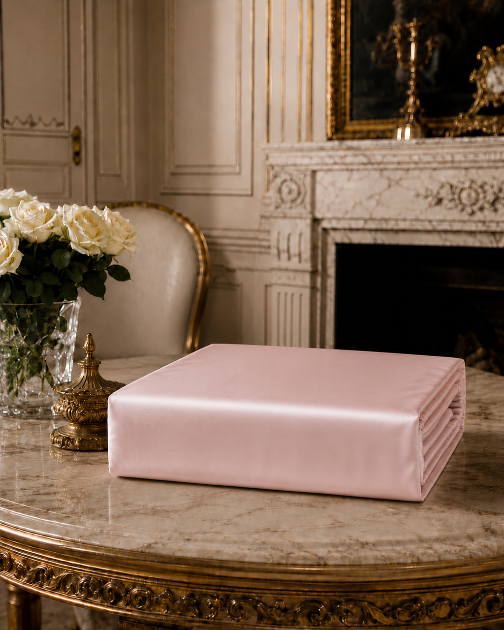 Mulberry Silk Fitted Sheet (Lotus - 22 momme)