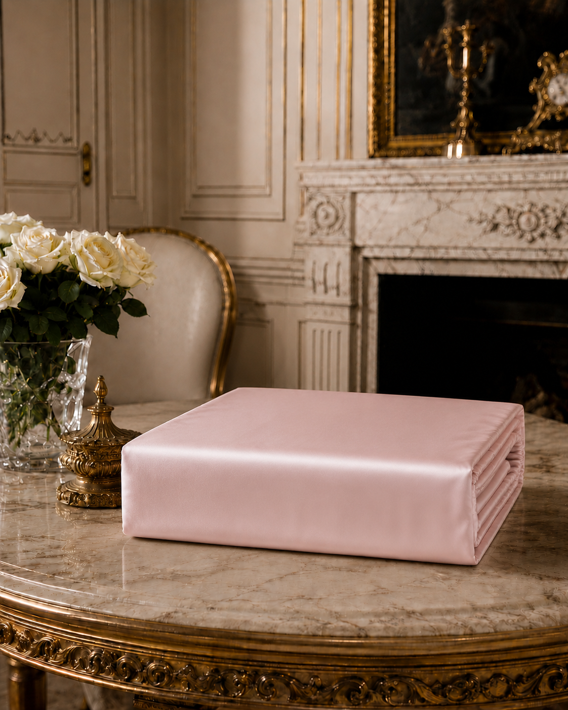 Mulberry Silk Fitted Sheet (Lotus - 22 momme)