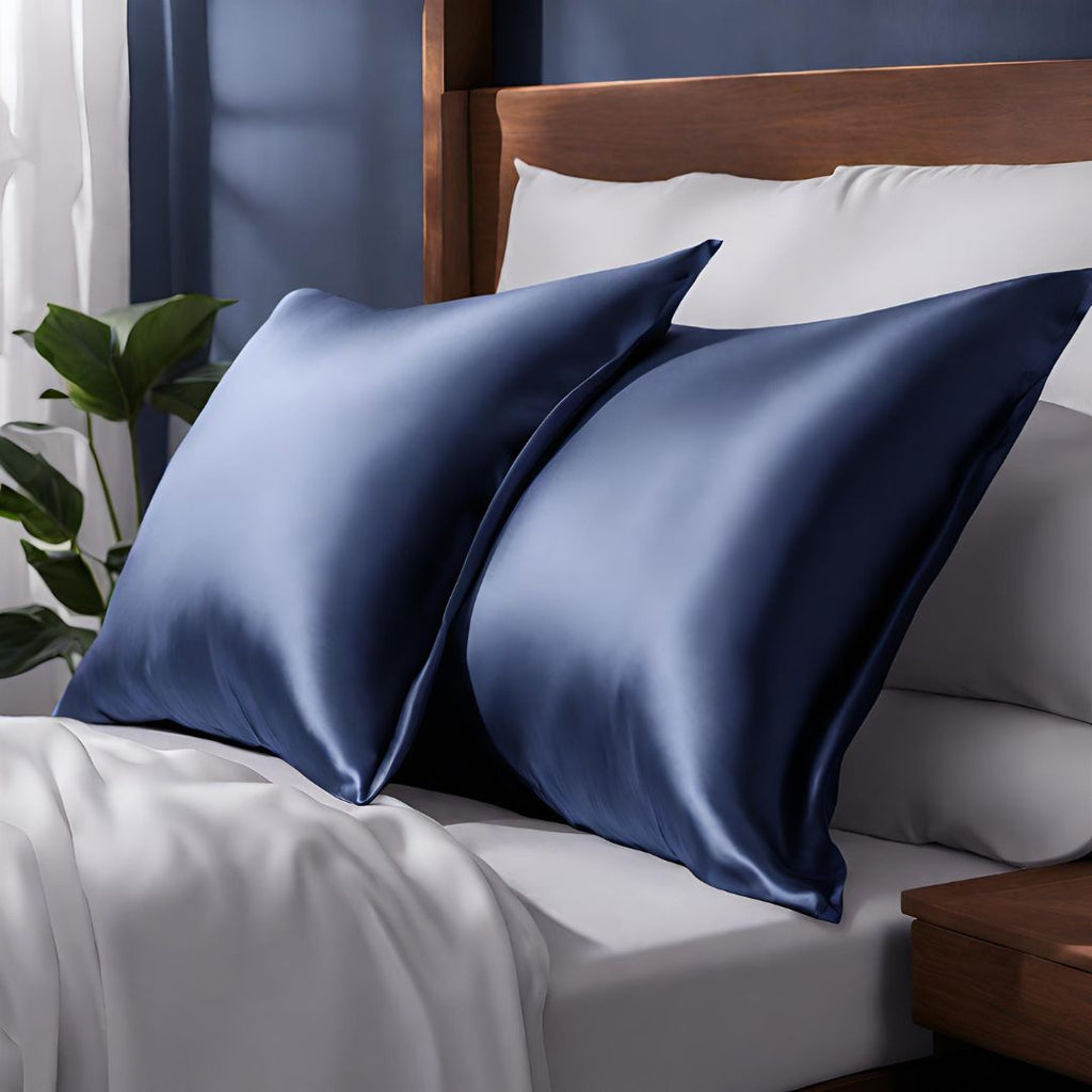 Pure Mulberry Silk Pillowcase (Deep Navy - 22momme)
