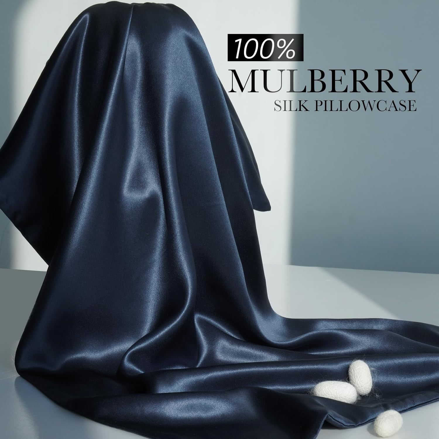 100% Pure Mulberry Silk Pillowcase (22mm)