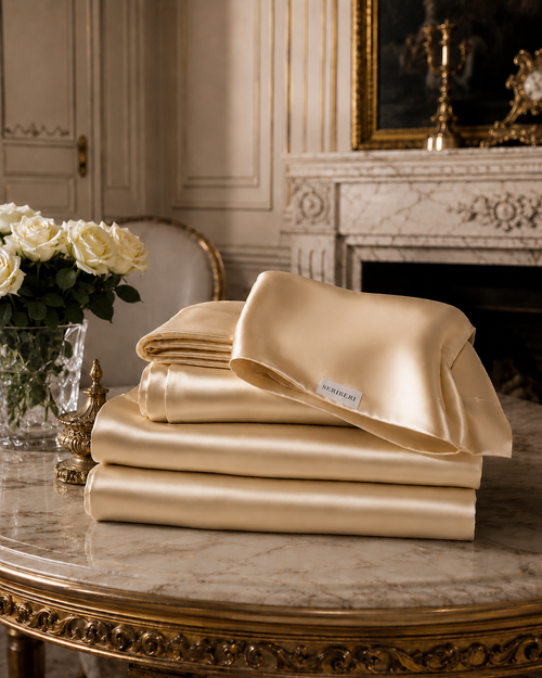 22 Momme Pure Mulberry Silk Bedding (Champagne)