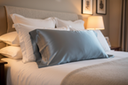 Pure Mulberry Silk Pillowcase (Greyish Blue - 22 momme)