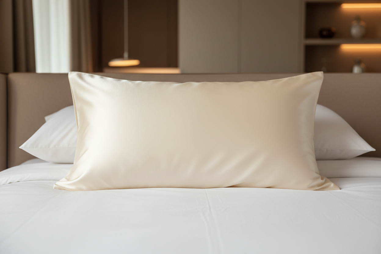Pure Mulberry Silk Pillowcase (Cream - 22 momme)