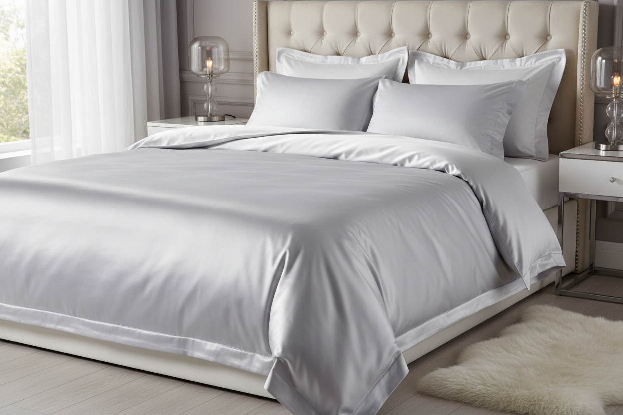 100% PURE MULBERRY SILK FITTED SHEETS (22mm)