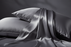 Pure Mulberry Silk Pillowcase (Dark Grey - 22 momme)