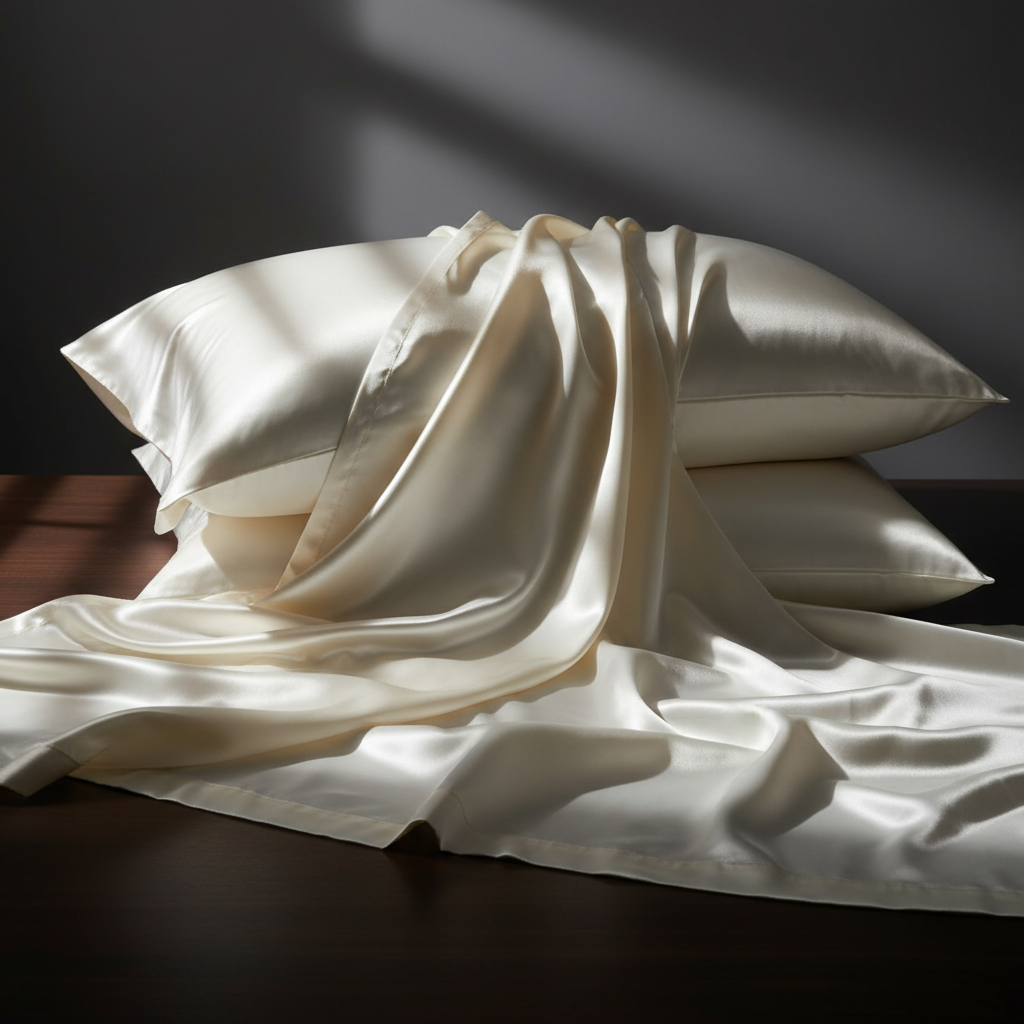 Pure Mulberry Silk Pillowcase (Cream - 22 momme)